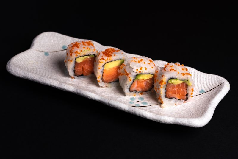 Zalm nigiri sushi bij SushiPoint Den Haag
