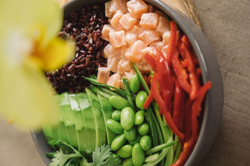 Edamame gezouten sojabonen bij sushipoint