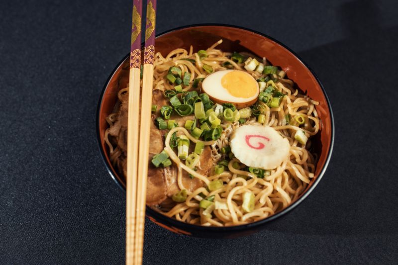 Ramen noedelsoep bij SushiPoint sushi restaurant